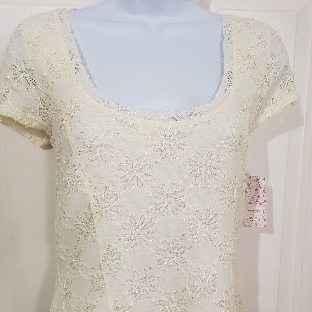 Free People Ivory Dress L